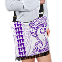Hawaii Polynesian Crossbody Boho Handbag Purple - Polynesian Pride