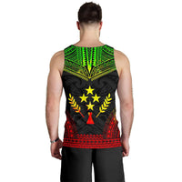 Kosrae Men's Tank Top - Polynesian Chief Reggae Version - Polynesian Pride