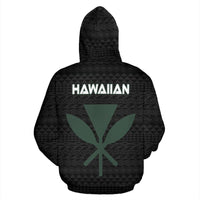 Polynesian Hawaii Zip up Hoodie Kanaloa Hawaiian God of the Myths and Legends - Polynesian Pride