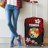Mate Ma'a Tonga Rugby Luggage Covers Polynesian Unique Vibes - Red - Polynesian Pride