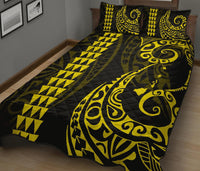 Hawaii Polynesian Quilt Bed Set Yellow - Polynesian Pride
