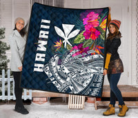 Polynesian Hawaii Premium Quilt - Summer Vibes - Polynesian Pride