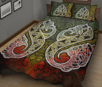 Quilt Bed Set Nz Maori Manaia Painting - Polynesian Pride