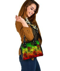Polynesian Shoulder Handbag - Reggae Hibiscus Patterns - Polynesian Pride