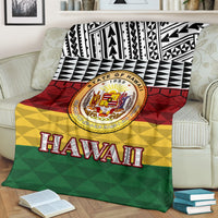 Hawaii Premium Blanket - Kanaka Maoli Version - Polynesian Pride