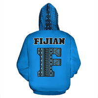 Fijian All Over Hoodie Tapa Pattern - Polynesian Pride