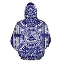 American Samoa ll Over Hoodie merican Samoa Coat of rms Polynesian Flag Color - Polynesian Pride