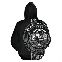 Polynesian Hawaii Hoodie White Line - Polynesian Pride