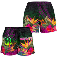 Vanuatu Women's Shorts - Summer Hibiscus - Polynesian Pride