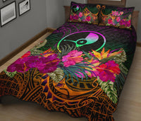 YAP Quilt Bed Set - Summer Hibiscus - Polynesian Pride