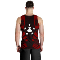 Austral Islands Men Tank Top - Polynesian Tattoo Red - Polynesian Pride