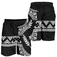 Kosrae Polynesian All Over Print Men's Short - Black Version - Polynesian Pride