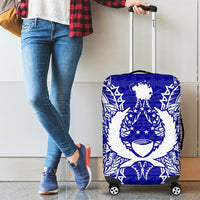 Pohnpei Polynesian Luggage Covers Map Blue - Polynesian Pride