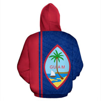 Guam All Over Hoodie Polynesian Straight Version - Polynesian Pride
