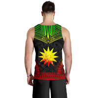 Nauru Men's Tank Top - Polynesian Chief Reggae Version - Polynesian Pride