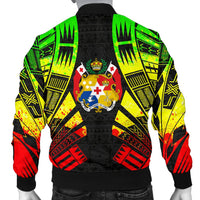 Tonga Men Bomber Jackets - Polynesian Tattoo Reggae - Polynesian Pride