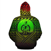 Vanuatu All Over Hoodie Lift up Reggae - Polynesian Pride