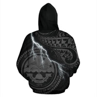 Federated States of Micronesian Zip up Hoodie Lighting Thunder - Polynesian Pride