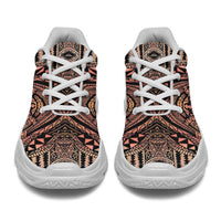 Polynesian Symmetry Brown Chunky Sneakers - Polynesian Pride