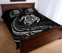 Hawaii Turtle Quilt Bed Set - White - Frida Style - Polynesian Pride