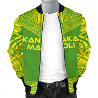 Kanaka Maoli Flag Polynesian Chief Men's Bomber Jacket - Polynesian Pride