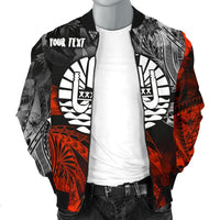 Tahiti Polynesian Personalised Men's Bomber Jacket - Vintage Polynesian Turtle - Polynesian Pride