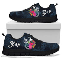 Yap Micronesia Sneakers - Tropical Flower - Polynesian Pride