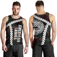 American Samoa Men Tank Top - Chain Polynesian BLACK - Polynesian Pride