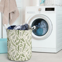 Hawaii Tropical Green Pattern Hawaii Laundry Basket - Polynesian Pride