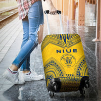 Niue Flag Polynesian Chief Luggage Cover - Polynesian Pride