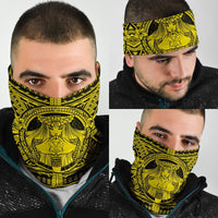 Hawaii Kanaka Pele Polynesian Bandana Circle Yellow - Polynesian Pride