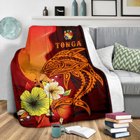 Tonga Premium Blankets - Tribal Tuna Fish - Polynesian Pride