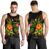 Kosrae Polynesian Men's Tank Top - Legend of Kosrae (Reggae) - Polynesian Pride