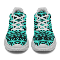 Polynesian Seamless Turquoise Chunky Sneakers - Polynesian Pride