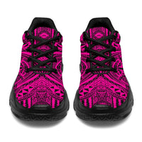 Polynesian Symmetry Pink Chunky Sneakers - Polynesian Pride