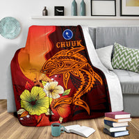 Chuuk Blanket premium - Tribal Tuna Fish - Polynesian Pride