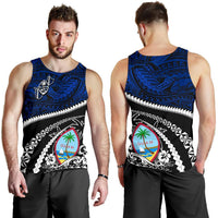 Guam Men'S Tank Top Polynesian Shark Tattoo - Polynesian Pride