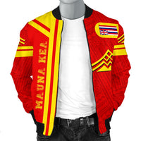 Hawaiian Polynesian Mauna Kea Men's Bomber Jacket - Morale Style - Polynesian Pride
