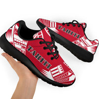 Tahiti Sport Sneakers - Polynesian Tattoo Flag - Polynesian Pride