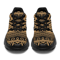 Polynesian Seamless Gold Chunky Sneakers - Polynesian Pride