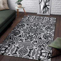 Polynesian Gray Area Rug - Polynesian Pride