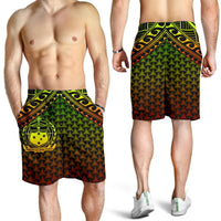 Polynesian Samoa Men's Shorts - Reggae Vintage Polynesian Patterns - Polynesian Pride