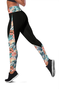Hawaii Hibiscus Tropical Vintage Seamless Leggings - Polynesian Pride