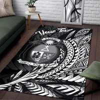Nauru Area Rug - Custom Personalised Wings Style - Polynesian Pride