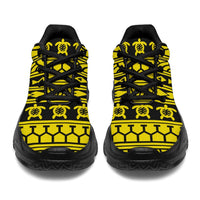 Polynesian tattoo tribal Yellow Chunky Sneakers - Polynesian Pride