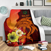 Pohnpei Custom Personalised Premium Blankets - Tribal Tuna Fish - Polynesian Pride