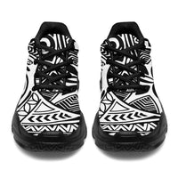 Polynesian Hawaiian Style Tribal Tattoo White Chunky Sneakers - Polynesian Pride