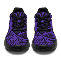 Polynesian Hawaiian Style Tribal Tattoo Violet Chunky Sneakers - Polynesian Pride