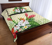 Wonderful Hibiscus Flower Quilt Bed Set - Polynesian Pride