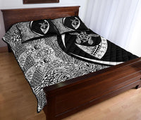 Hawaii Turtle Fish Hook Polynesian Quilt Bed Set - Circle Style - Polynesian Pride
